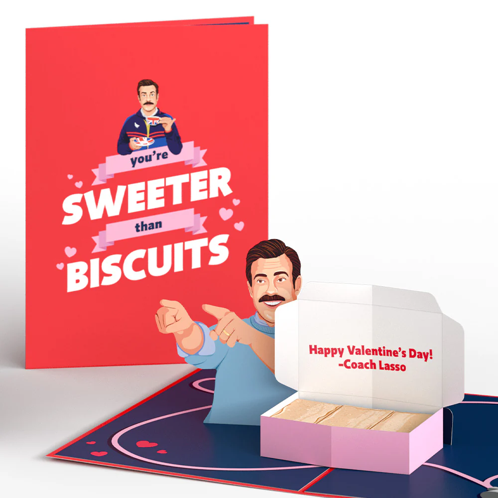 Ted Lasso Sweeter Than Biscuits Pop-Up Card - Image 2