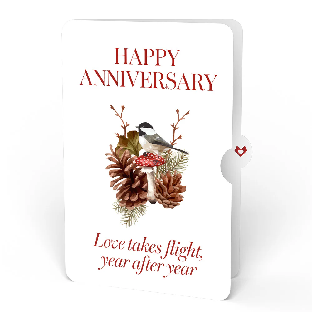 Thankful Anniversary Wreath and Love Takes Flight Sentiment Set - Image 4