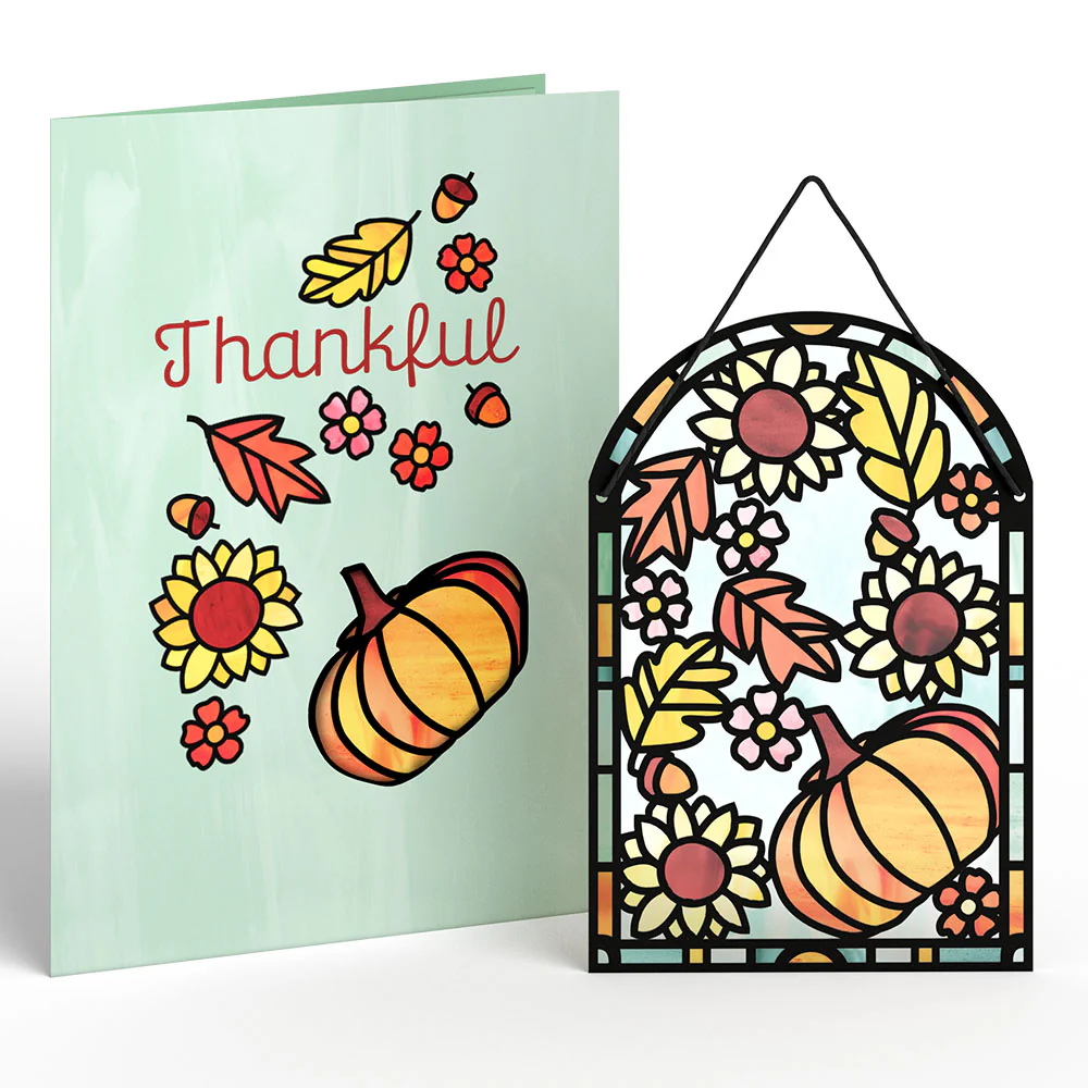 Thankful Suncatcher Card & Pop-Up Bouquet Bundle - Image 5