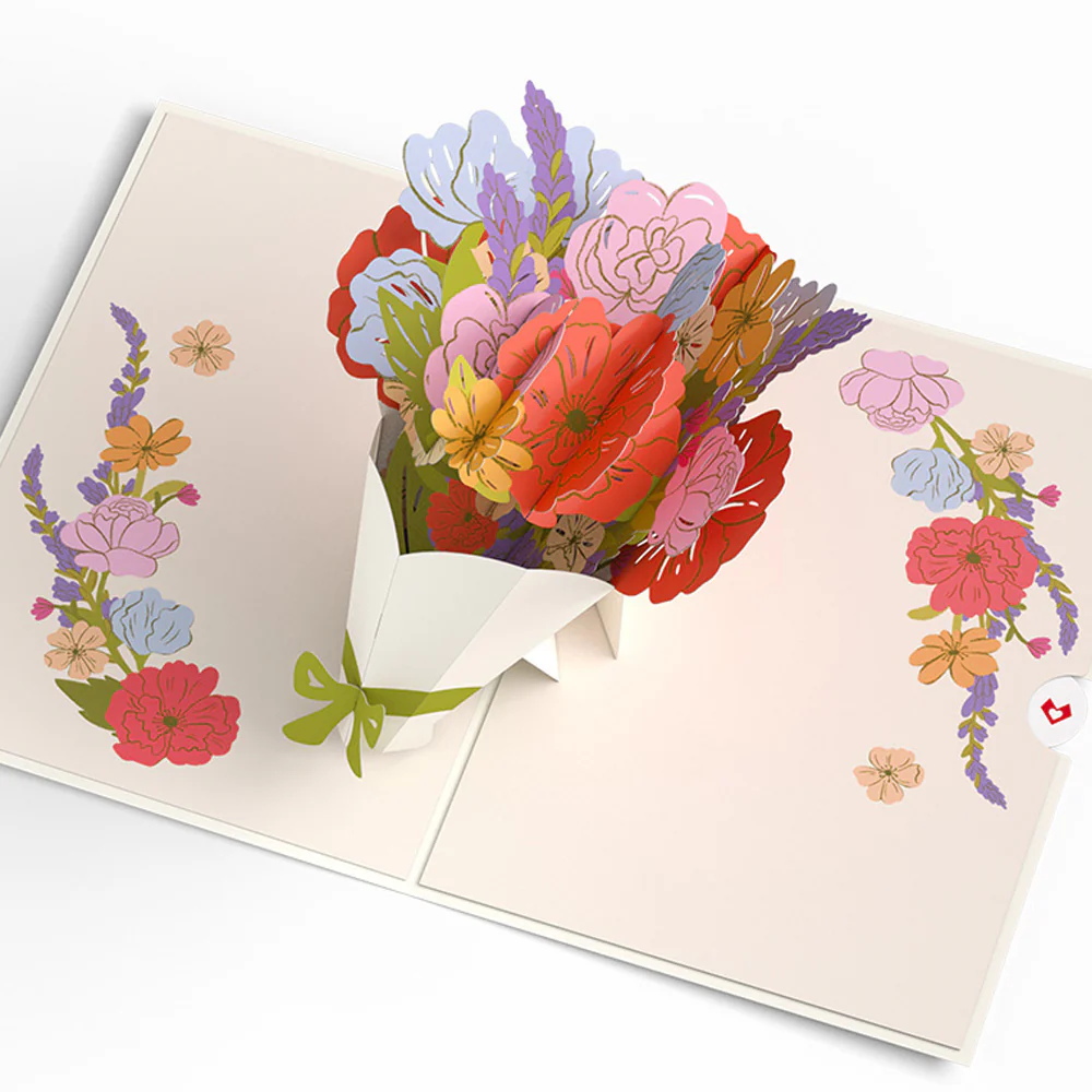 Thanks a Bunch Bouquet Pop-Up Card - Image 3