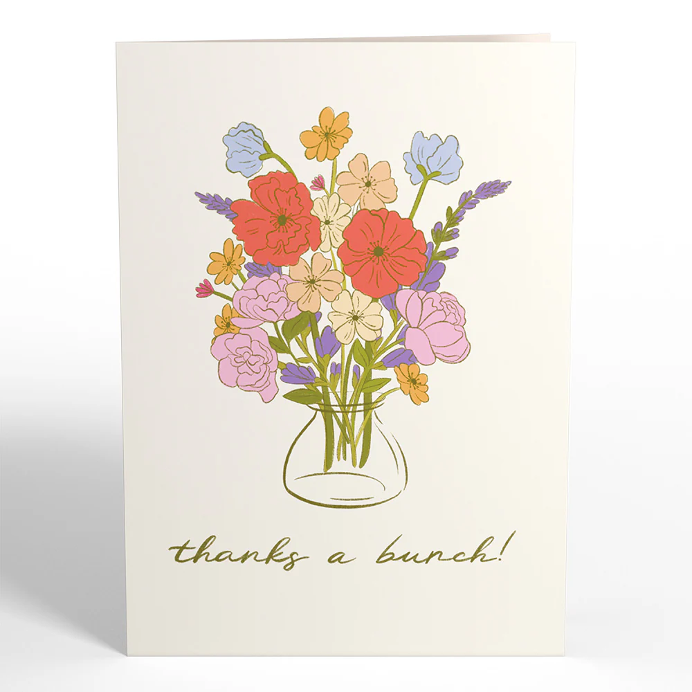 Thanks a Bunch Bouquet Pop-Up Card - Image 4