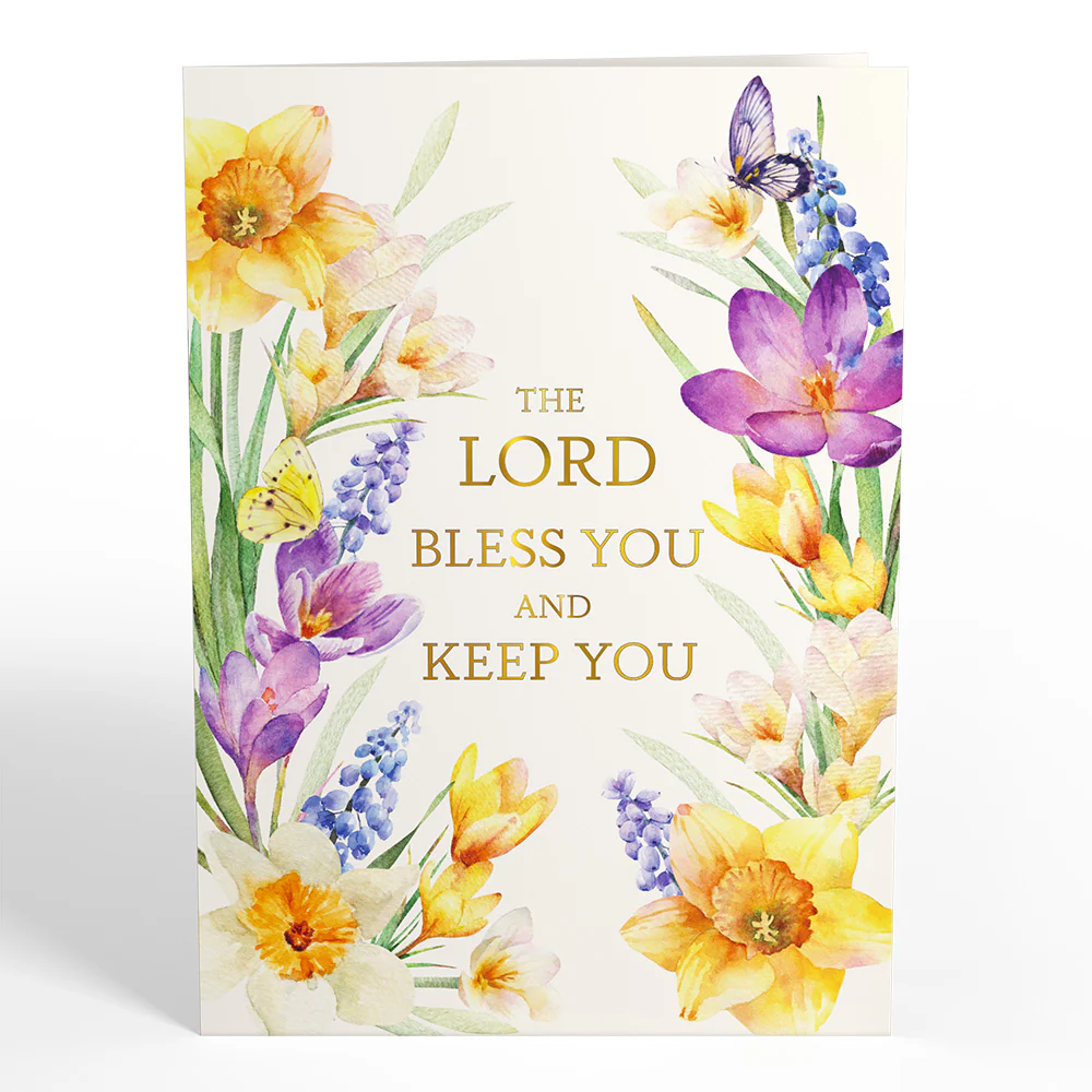The Lord Bless You Pop-Up Card & Suncatcher Bouquet Bundle - Image 4