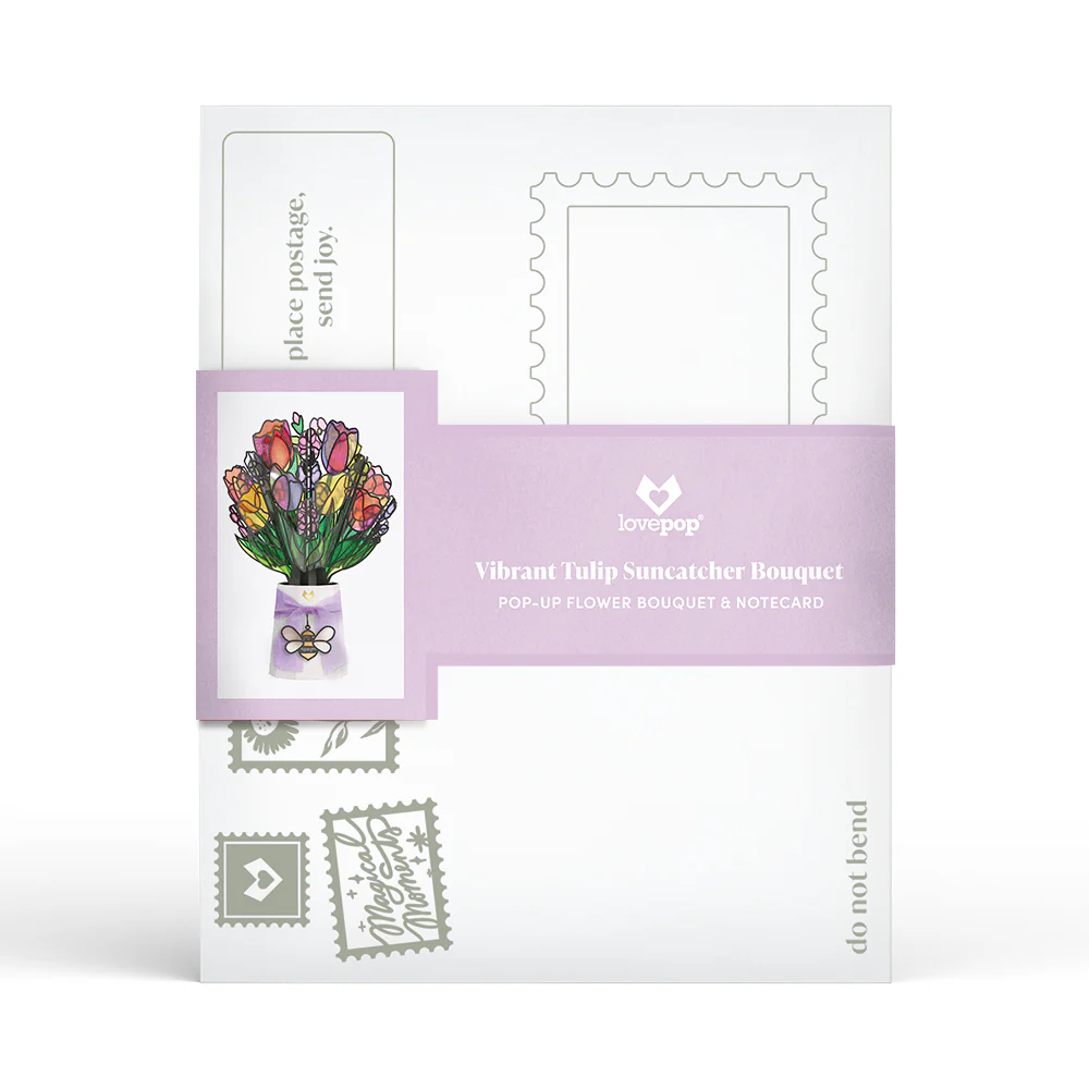 The Lord Bless You Pop-Up Card & Suncatcher Bouquet Bundle - Image 8