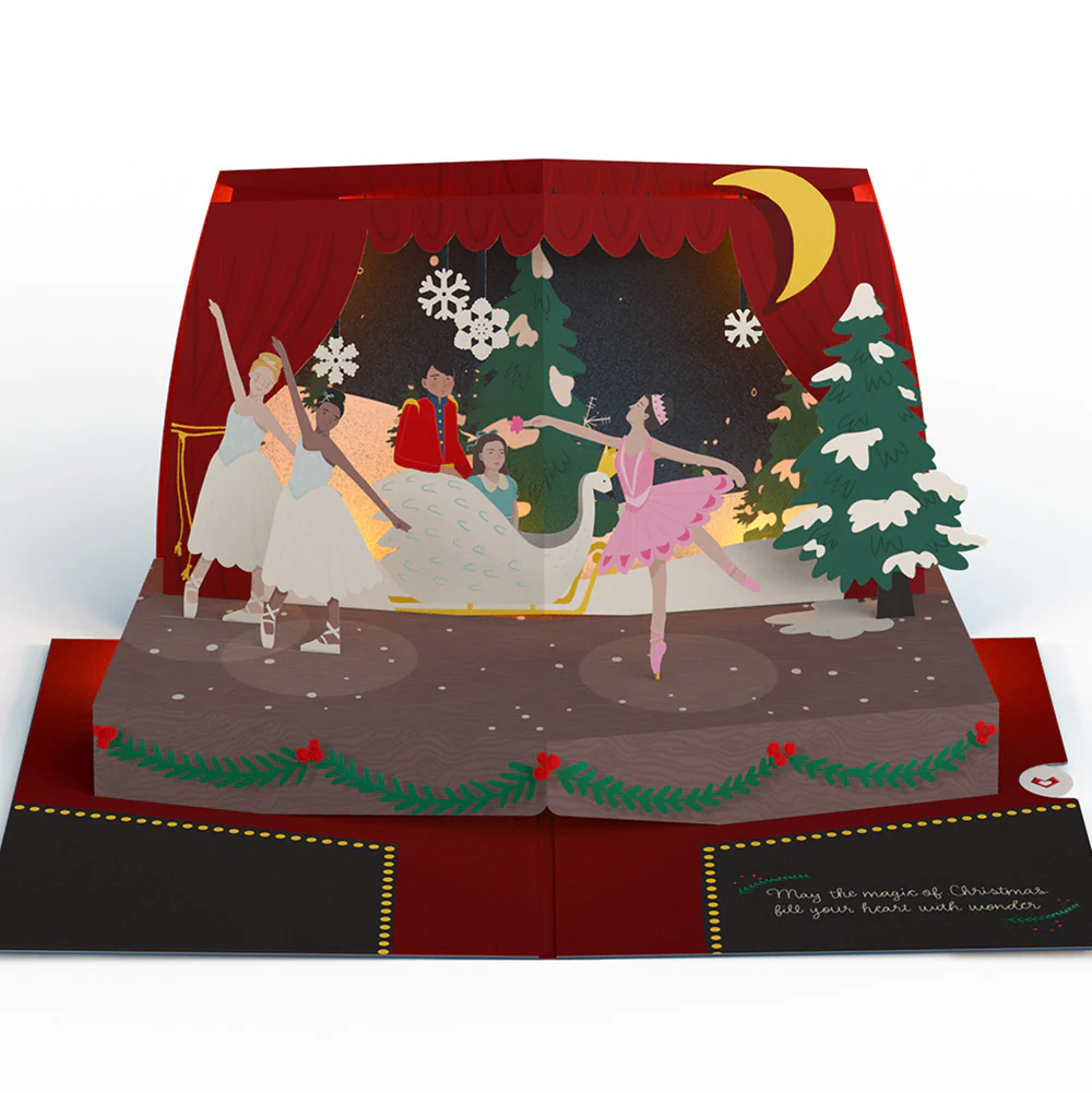 The Nutcracker Christmas Magic Music and Lights Pop-Up Card and Sentiment Set for Dad - Image 3
