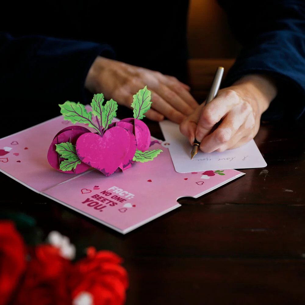 The Office No One Beets You Valentine Pop-Up Card - Image 5