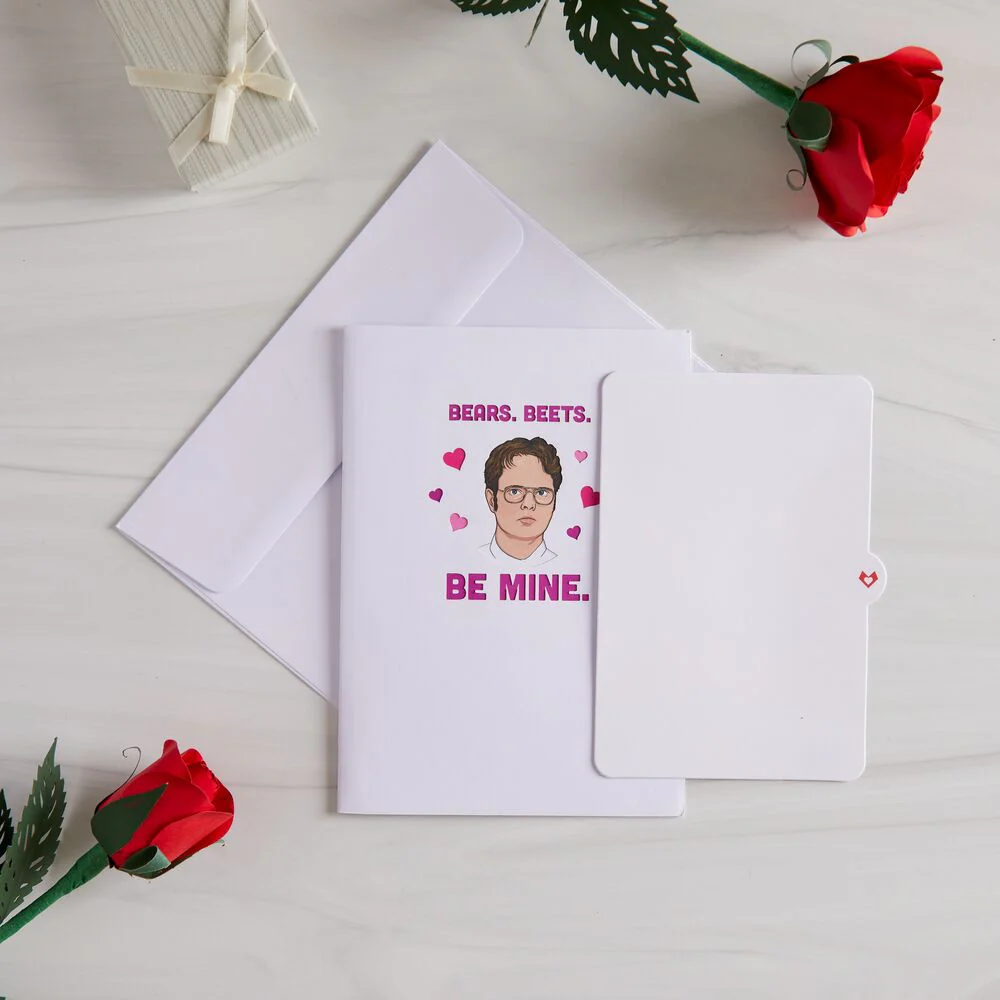 The Office No One Beets You Valentine Pop-Up Card - Image 6