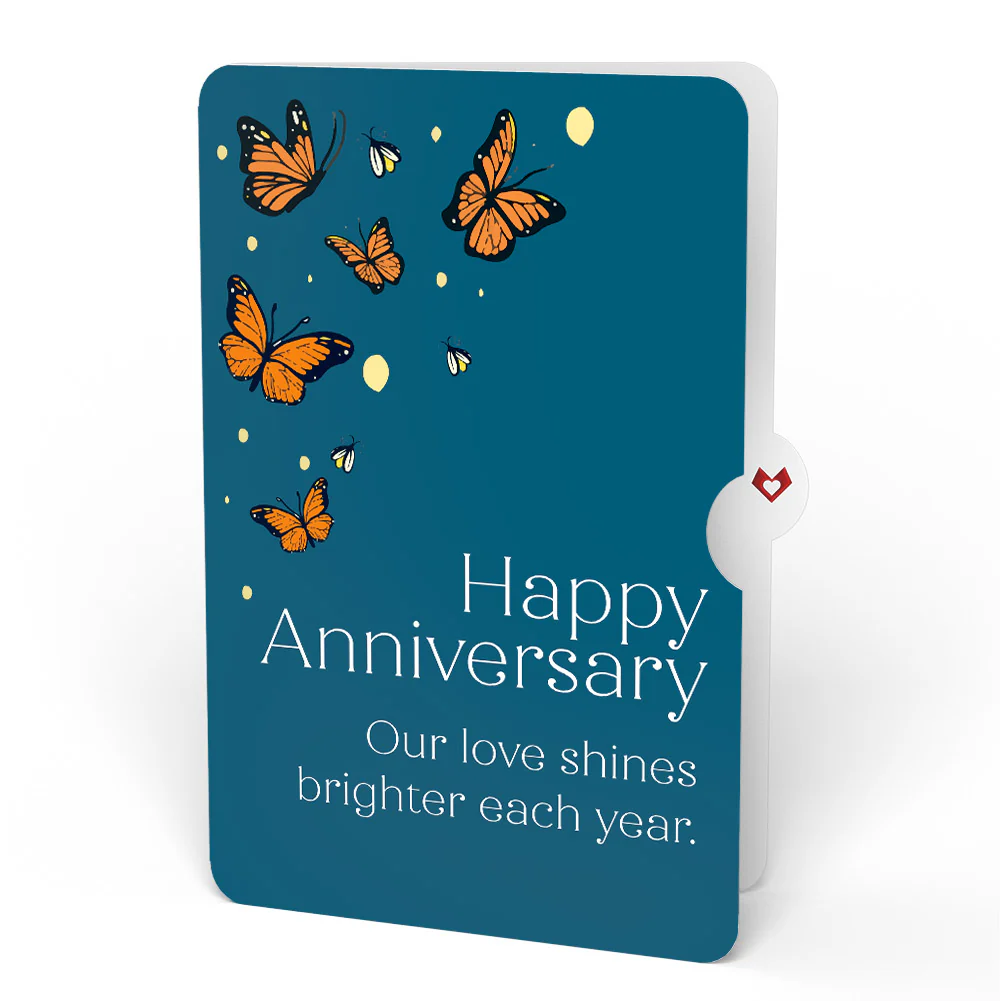Thinking of You Butterfly Jar Anniversary Light-Up Pop-Up Card and Sentiment Set - Image 4