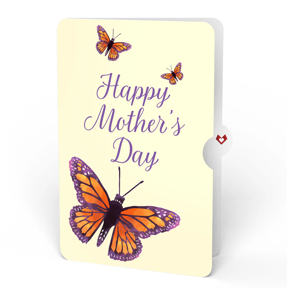Thinking of You Butterfly Jar Mother’s Day Light-Up Pop-Up Card and Sentiment Set for Mom - Image 4