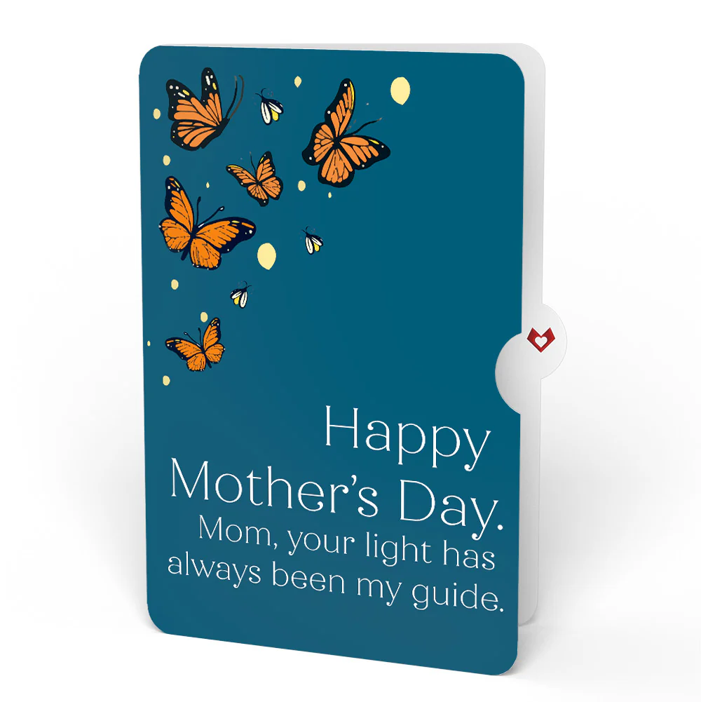 Thinking of You Butterfly Jar Mother's Day Light-Up Pop-Up Card and Sentiment Set for Mom - Image 4