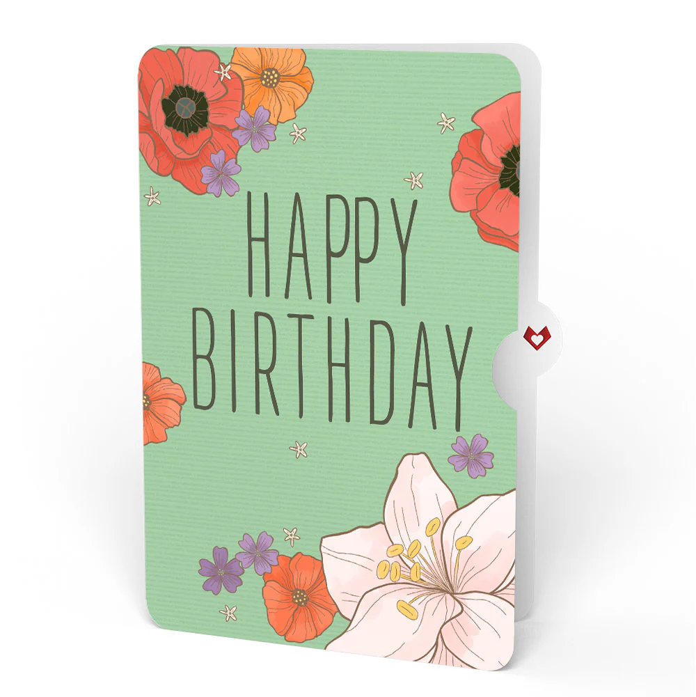 Through the Garden Gate Birthday Pop-Up Card and Sentiment Set - Image 4