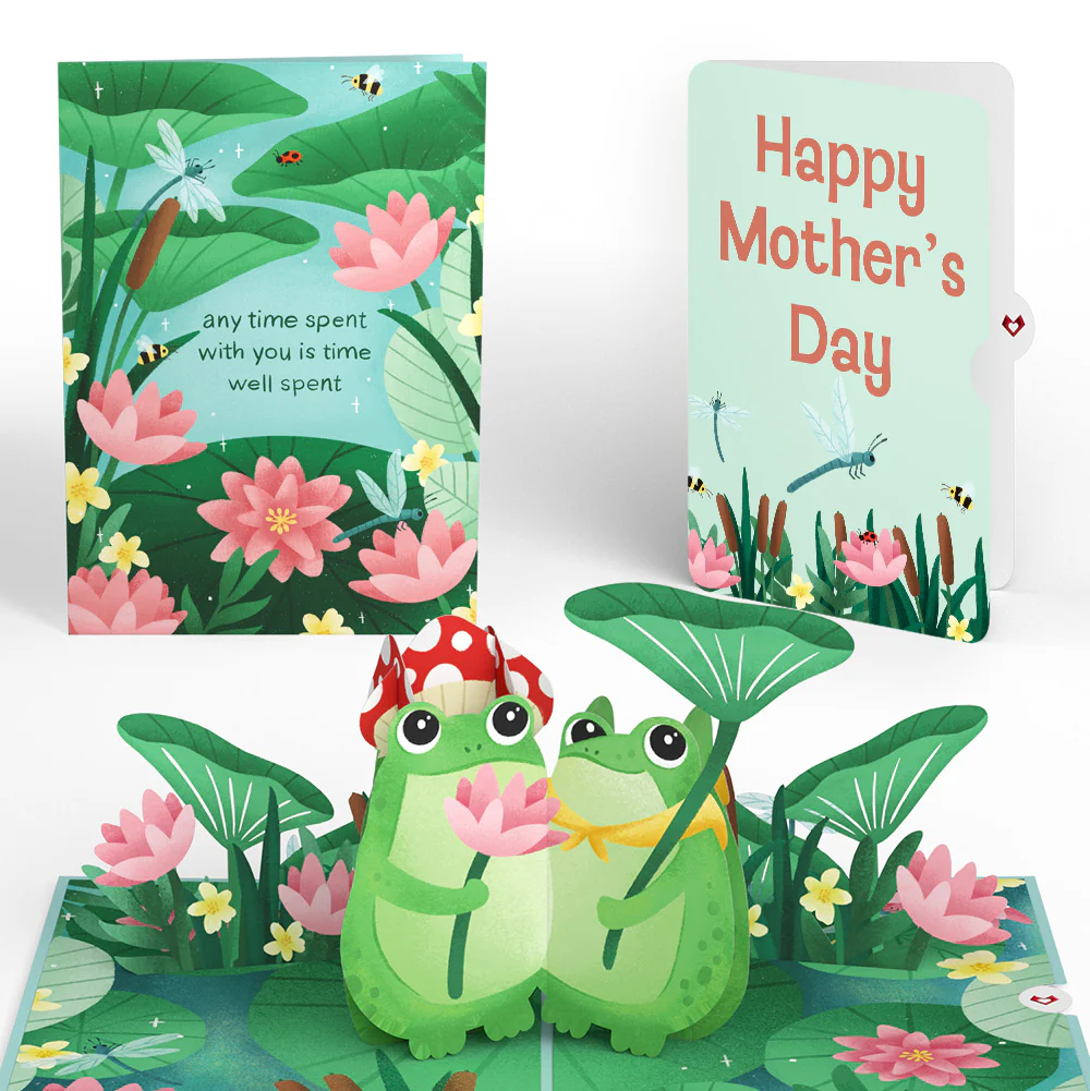 Time Well Spent Frogs Mother’s Day Pop-Up Card and Sentiment Set