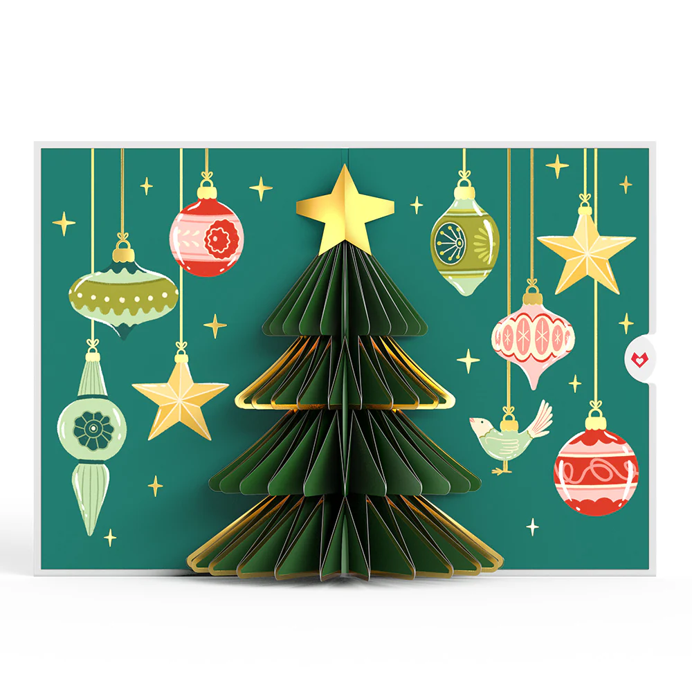 Tis the Season Christmas Tree Pop-Up Card - Image 3