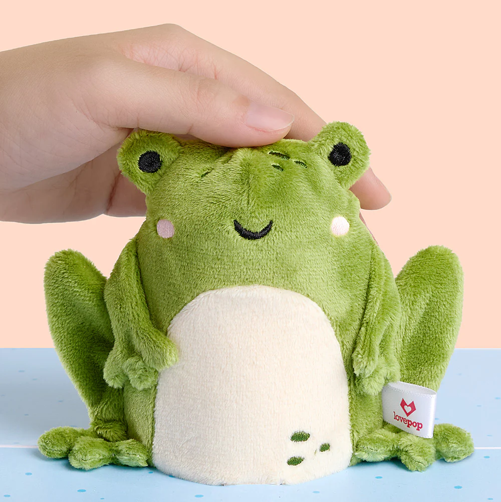 'Toadally Awesome' Birthday Plushpop Card and Sentiment Set - Image 3