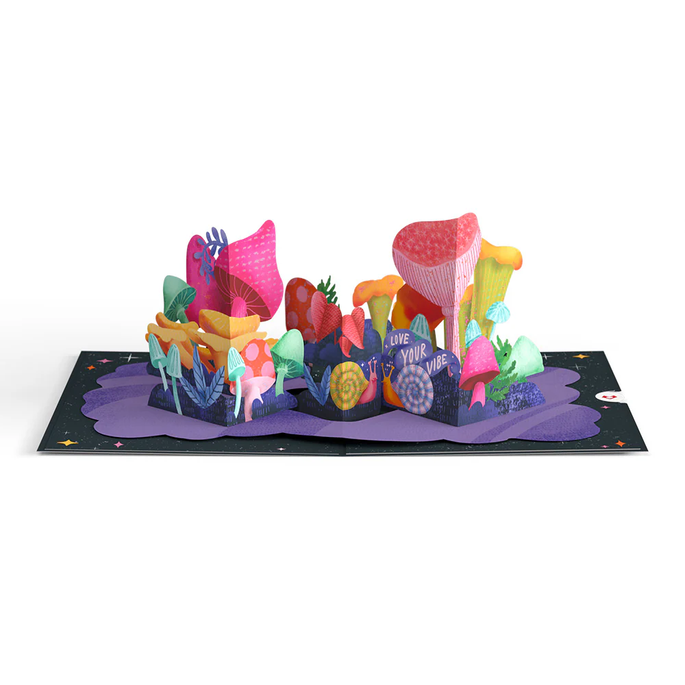 Together We are Magic Mushrooms Pop-Up Card - Image 3