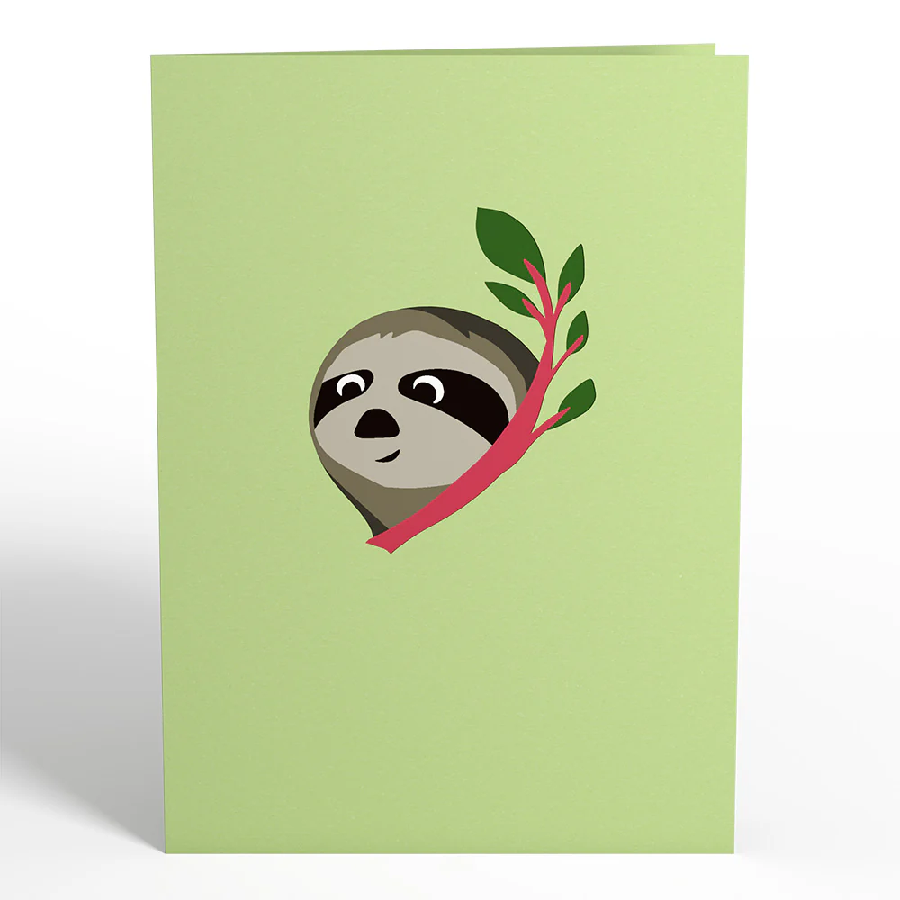 Tree Top Sloths Pop-Up Card - Image 4
