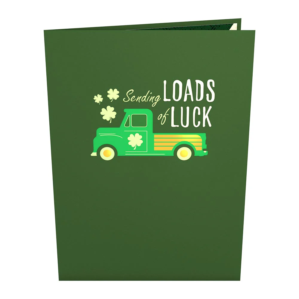 Truckloads of Luck Pop-Up Card - Image 4