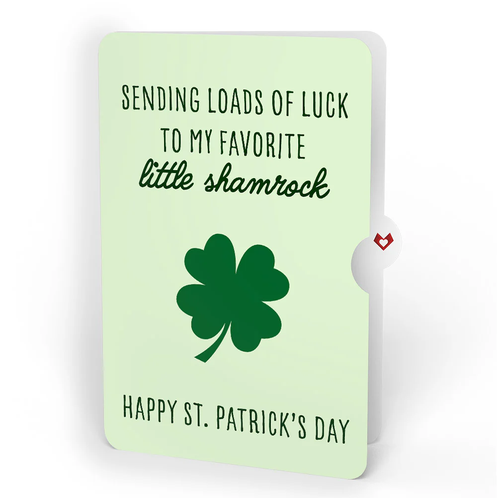 Truckloads of Luck St. Patrick’s Day Pop-Up Card and Sentiment Set for Kid - Image 4