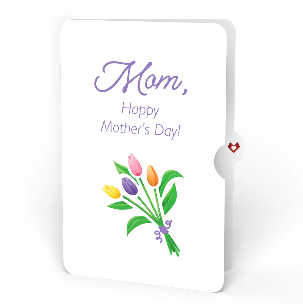 Tulips Mother’s Day Pop-Up Card and Sentiment Set for Mom - Image 4