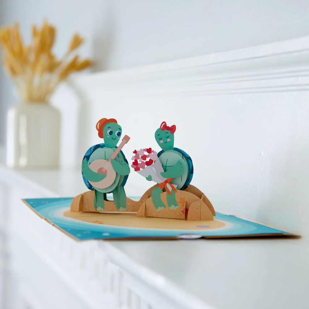 Turtley in Love Pop-Up Card - Image 6