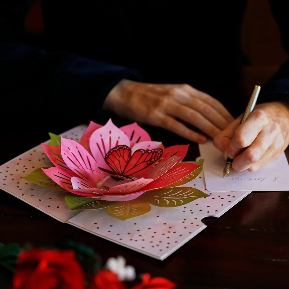 Valentine’s Day Butterfly Pop-Up Card - Image 7