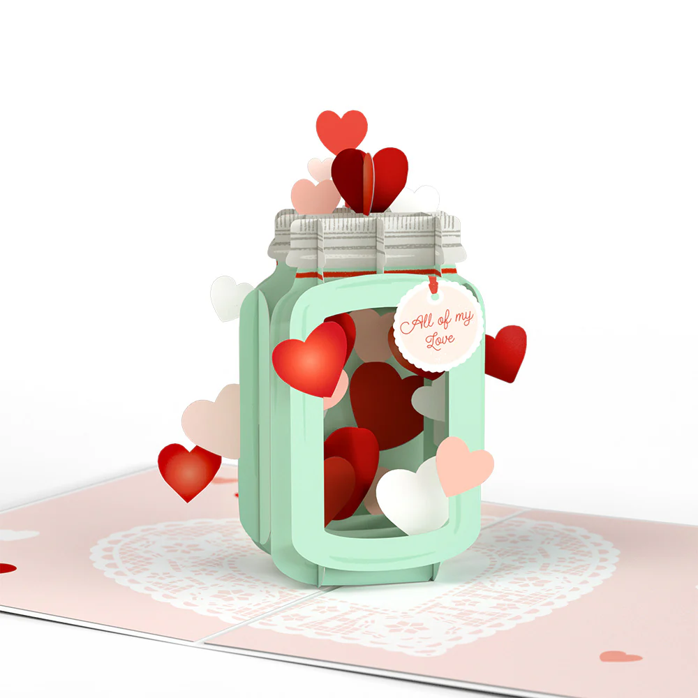Valentine's Day Love Jar Pop-Up Card - Image 2