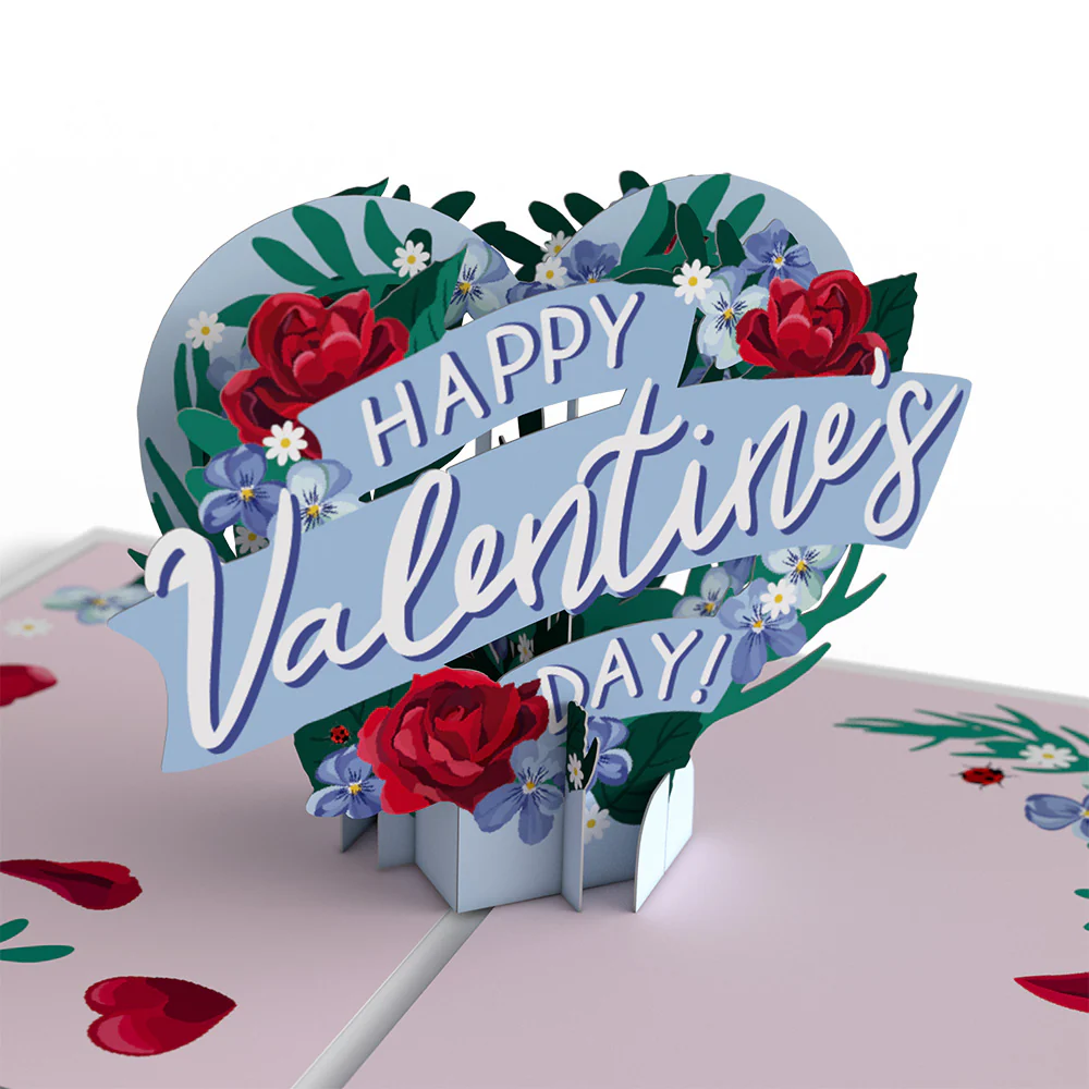 Valentine's Day Roses 4-in-1 Nesting Card - Image 10