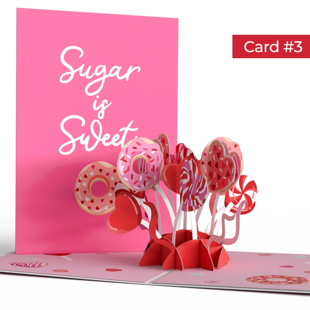 Valentine's Day Roses 4-in-1 Nesting Card - Image 7