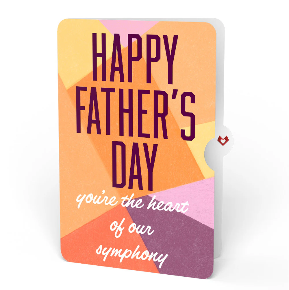 Violin Father’s Day Pop-Up Card and Sentiment Set for Dad - Image 4