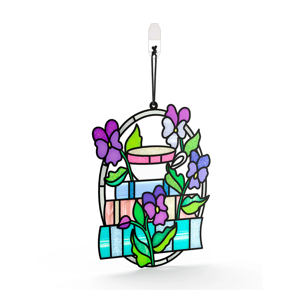 Warmth in Every Chapter Suncatcher Card - Image 3