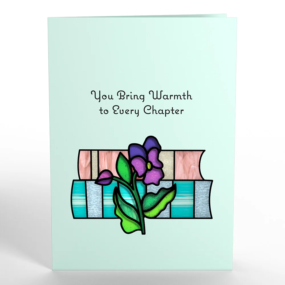 Warmth in Every Chapter Suncatcher Card - Image 5