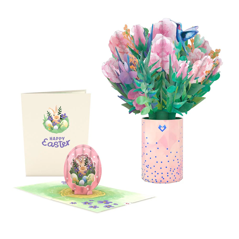 Watercolor Rose & Easter Egg Bundle - Image 3