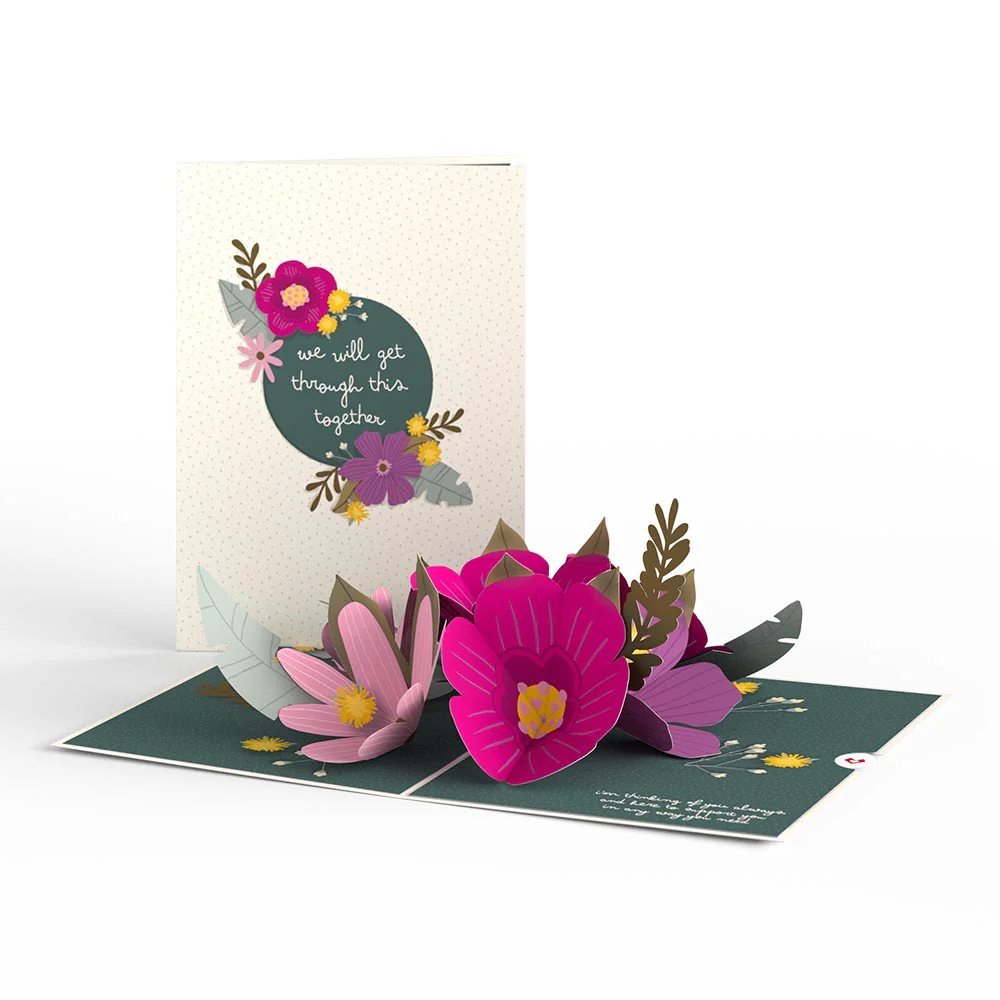 We’ll Get Through This Pop-Up Card & Bouquet Bundle - Image 2