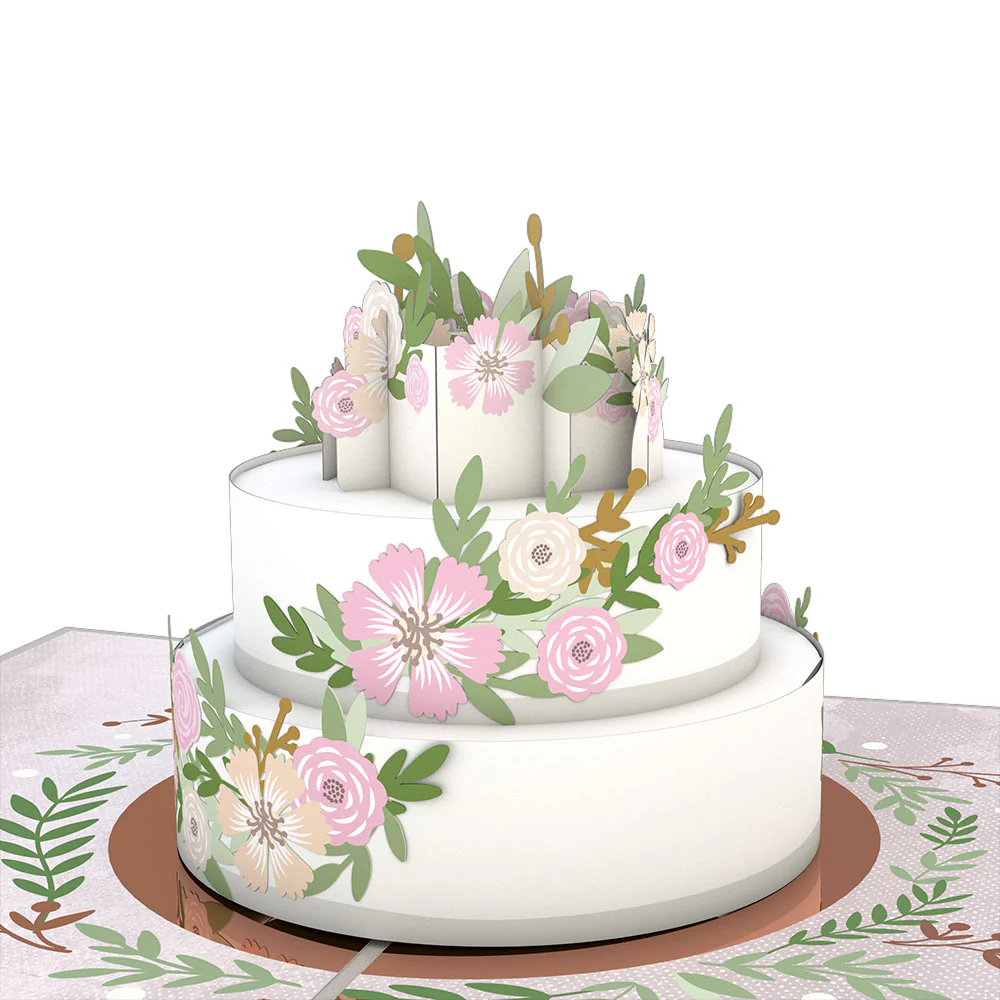 Wedding Cake Pop-Up Card - Image 2