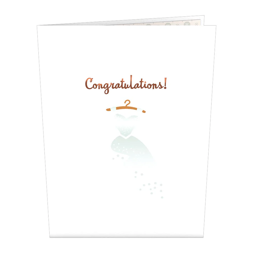Wedding Dress Pop-Up Card - Image 4