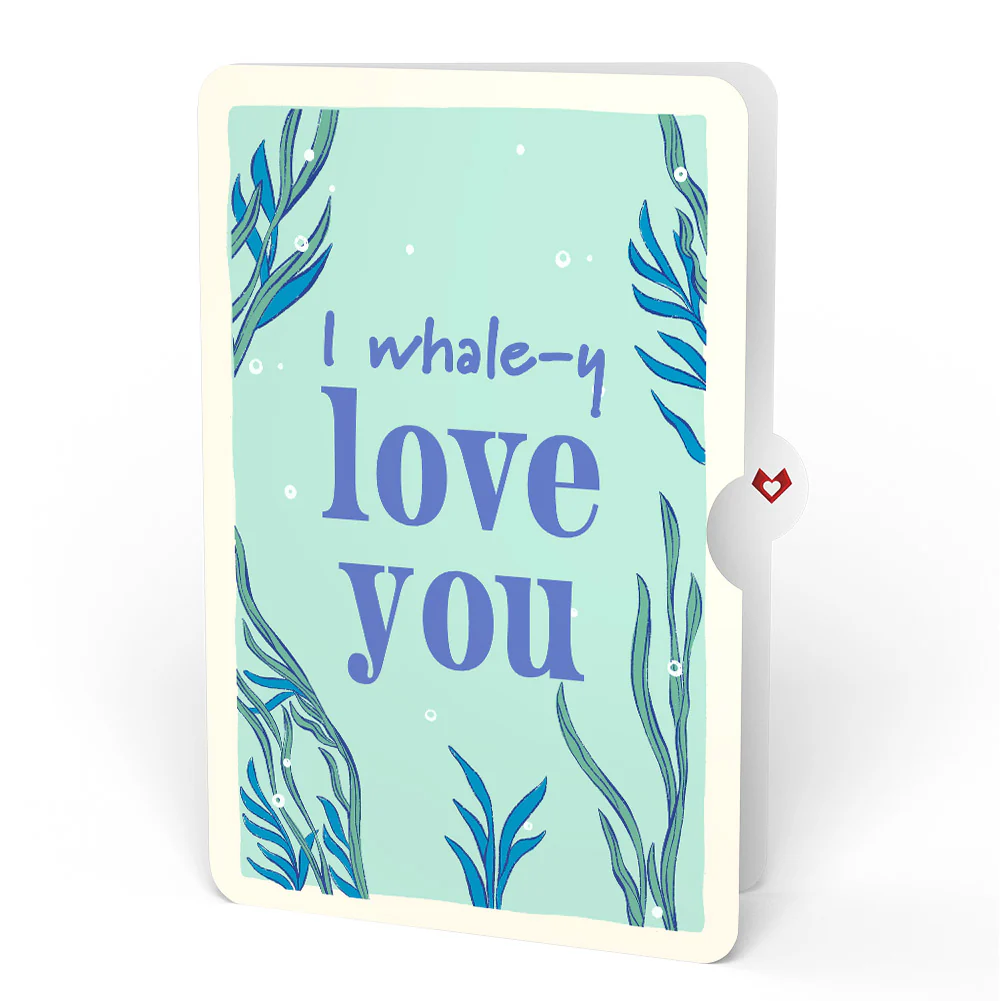 Whale Beneath the Waves Love Pop-Up Card and Sentiment Set - Image 4