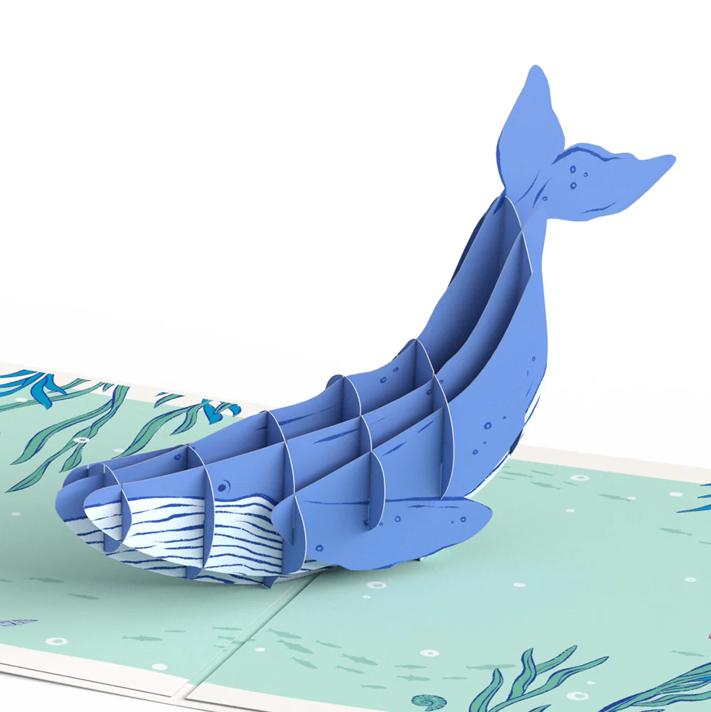 Whale Beneath the Waves Mother’s Day Pop-Up Card and Sentiment Set for Mom - Image 3