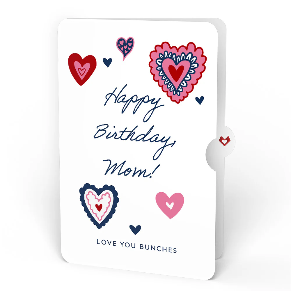 Whimsical Hearts Birthday Light-Up Bouquet and Sentiment Set for Mom - Image 4