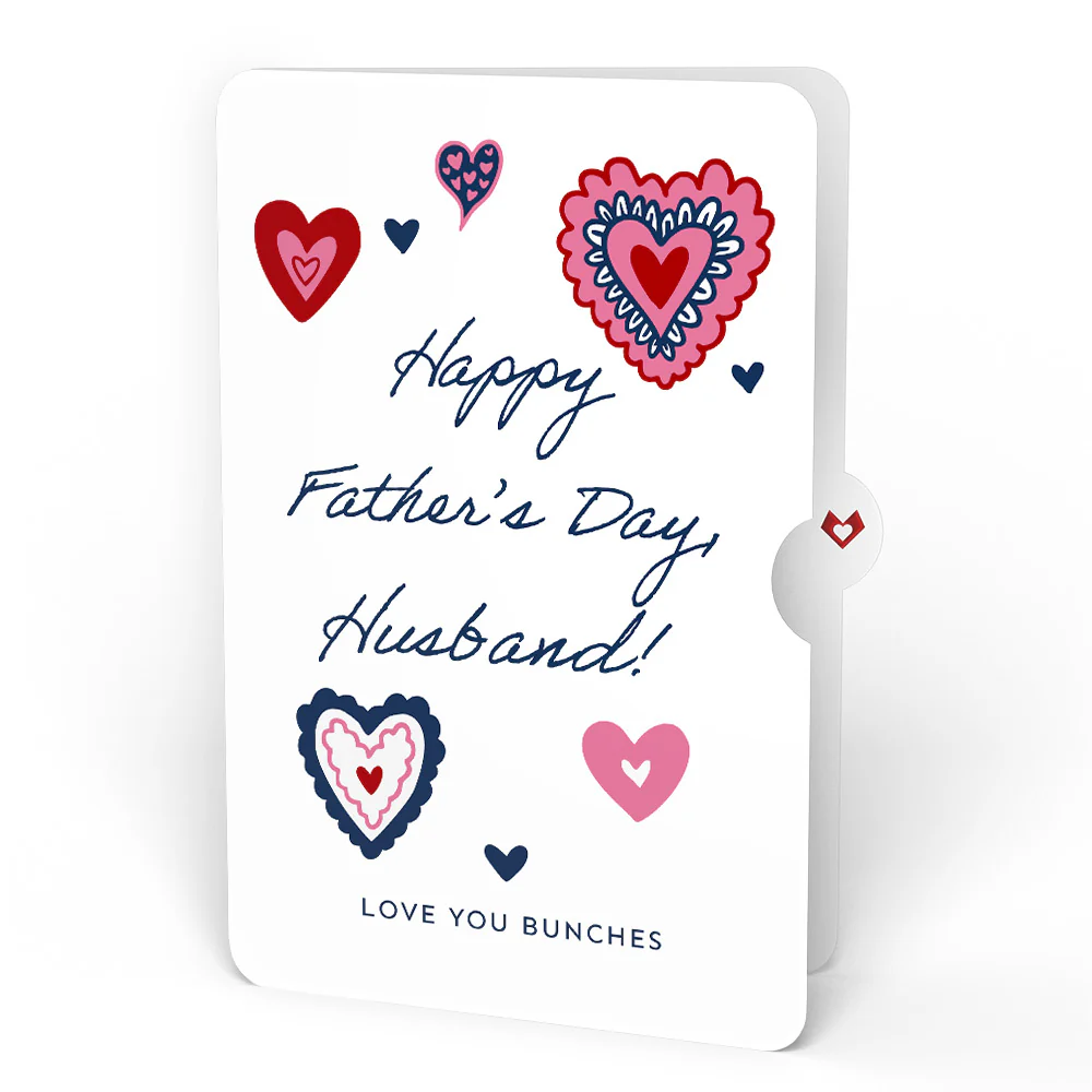 Whimsical Hearts Father's Day Light-Up Bouquet and Sentiment Set for Husband - Image 4