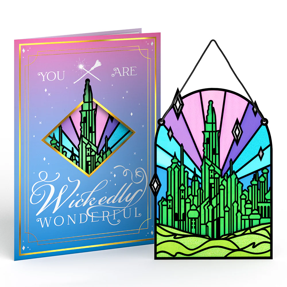 Wicked You Are Wickedly Wonderful Suncatcher Card - Image 2