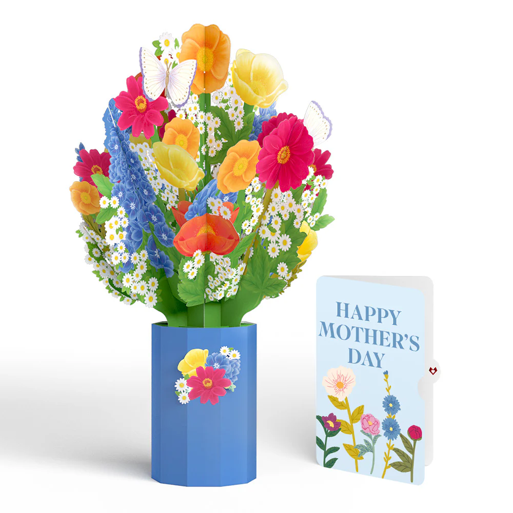 Wildflower Mother's Day Bouquet and Sentiment Set