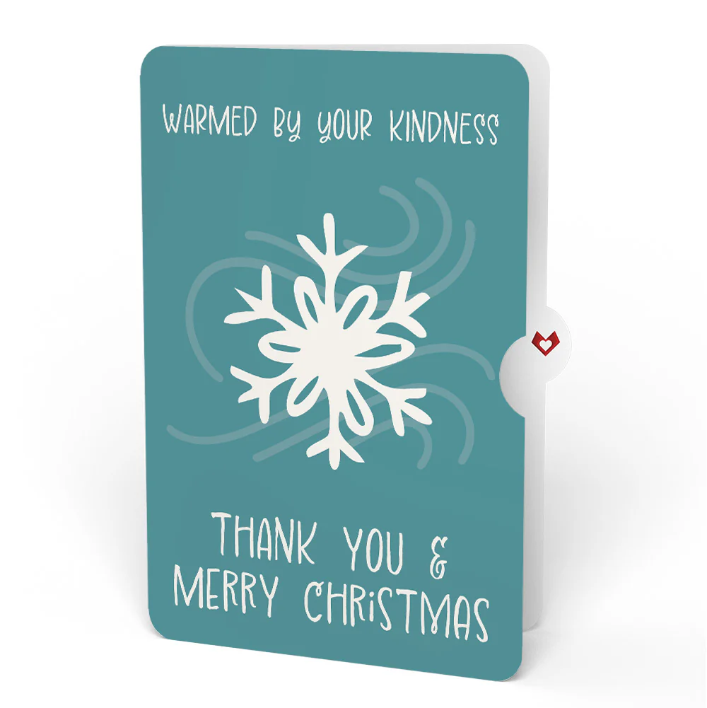 Winter Borealis Scene Pop-Up Card and Snowflake Kindness Christmas Sentiment Set - Image 4