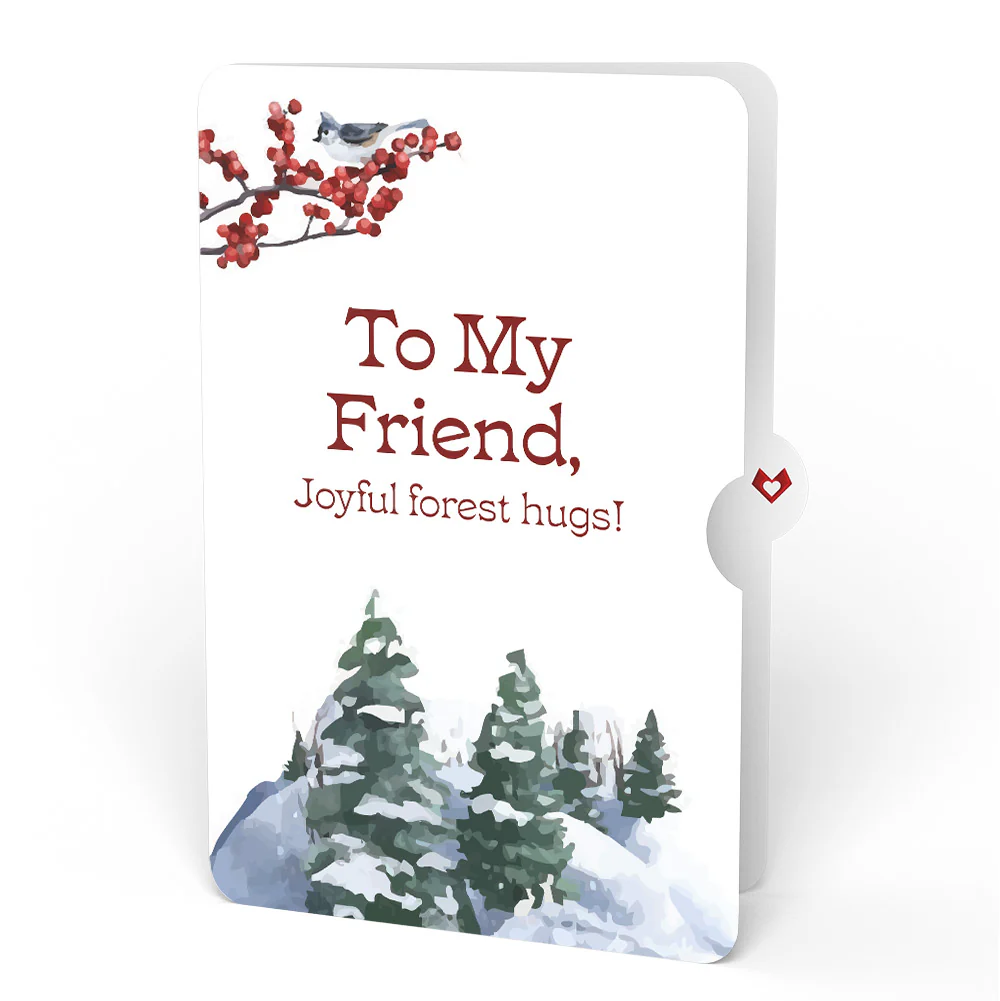 Winter Cardinal Pop-Up Card and Sentiment Set for Friend - Image 4