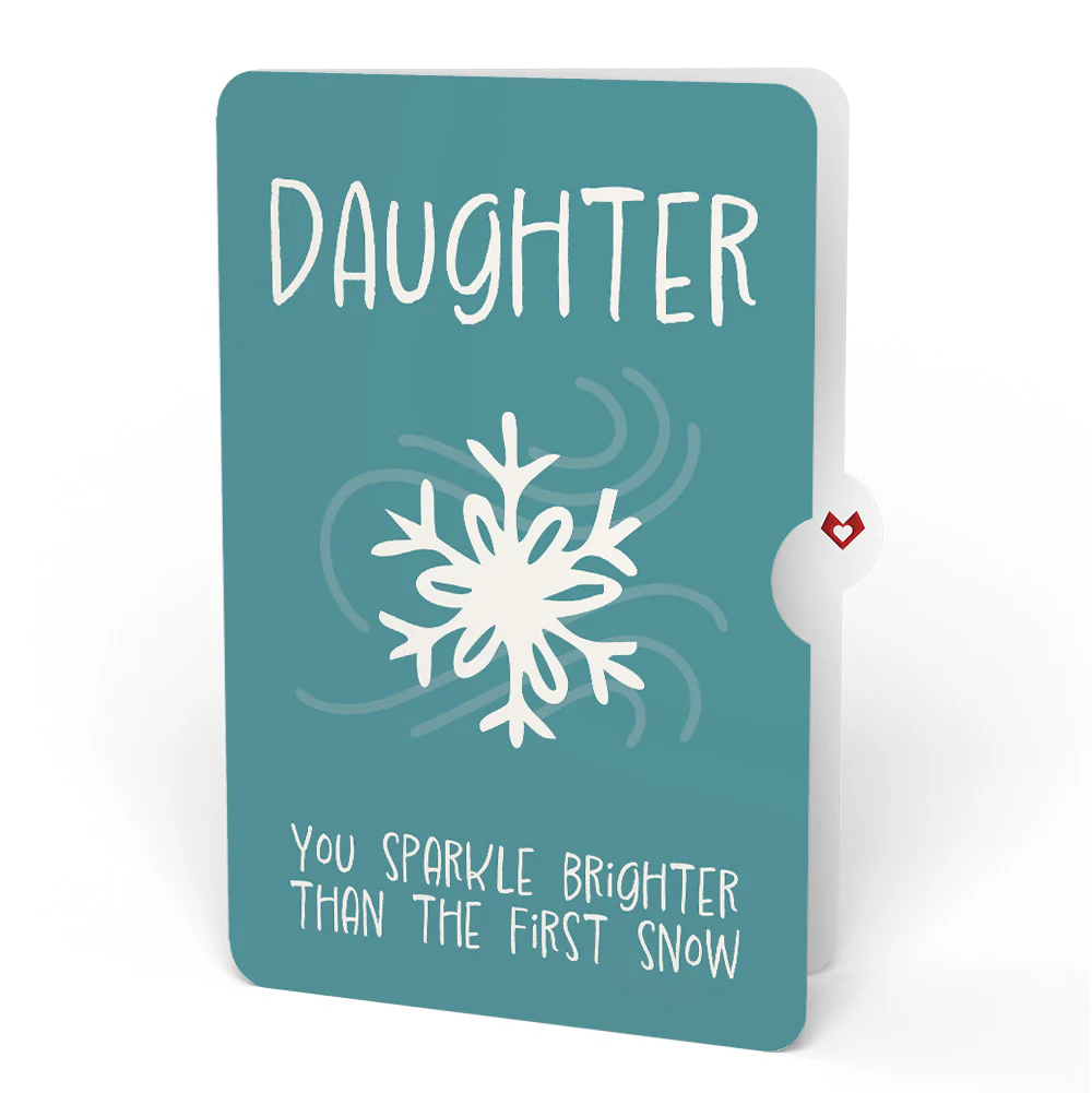 Winter Chickadees Pop-Up Card and Sentiment Set for Daughter - Image 4