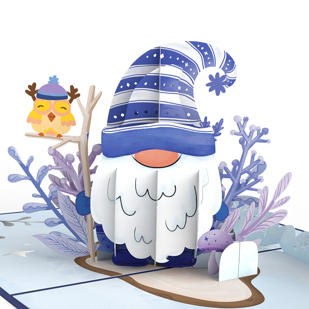 Winter Gnome Pop-Up Card - Image 2