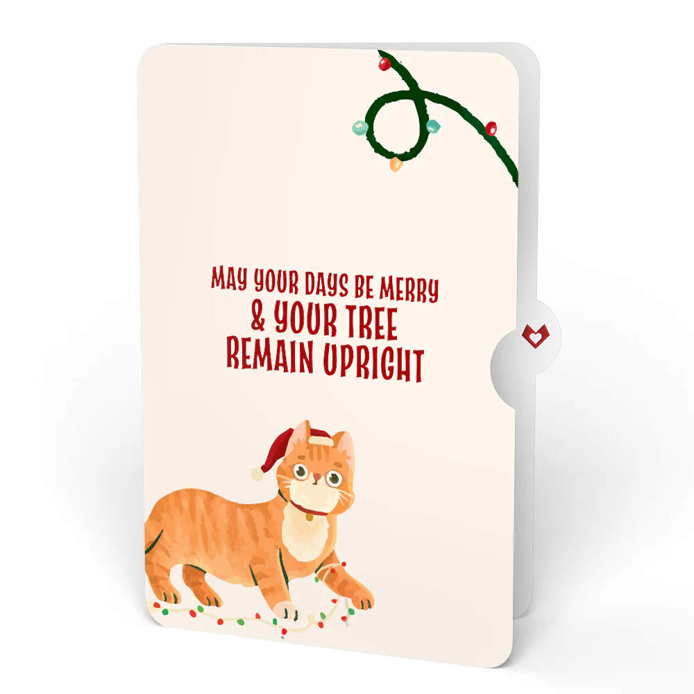 Winter Starlight Suncatcher Bouquet and Funny Cat Christmas Sentiment Set - Image 4