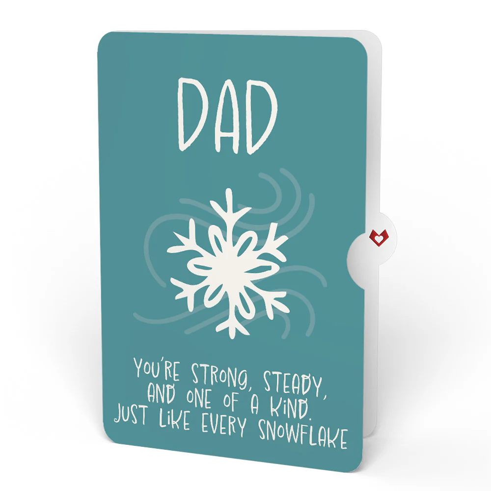 Winter Starlight Suncatcher Bouquet and Sentiment Set for Dad - Image 4