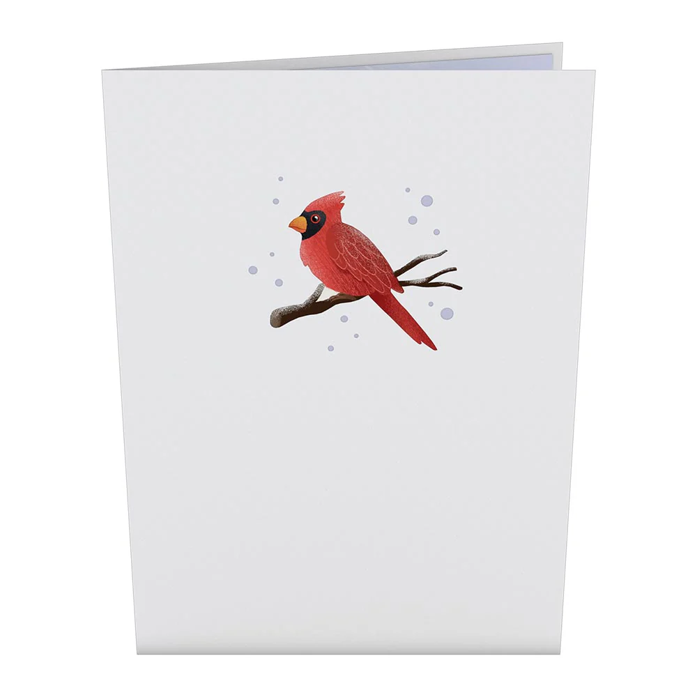 Winter Willow Tree Birds Pop-Up Card - Image 4