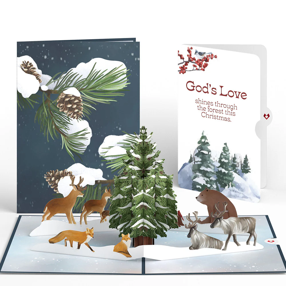 Winter's Eve Vigil Christmas Pop-Up Card and God's Love Sentiment Set