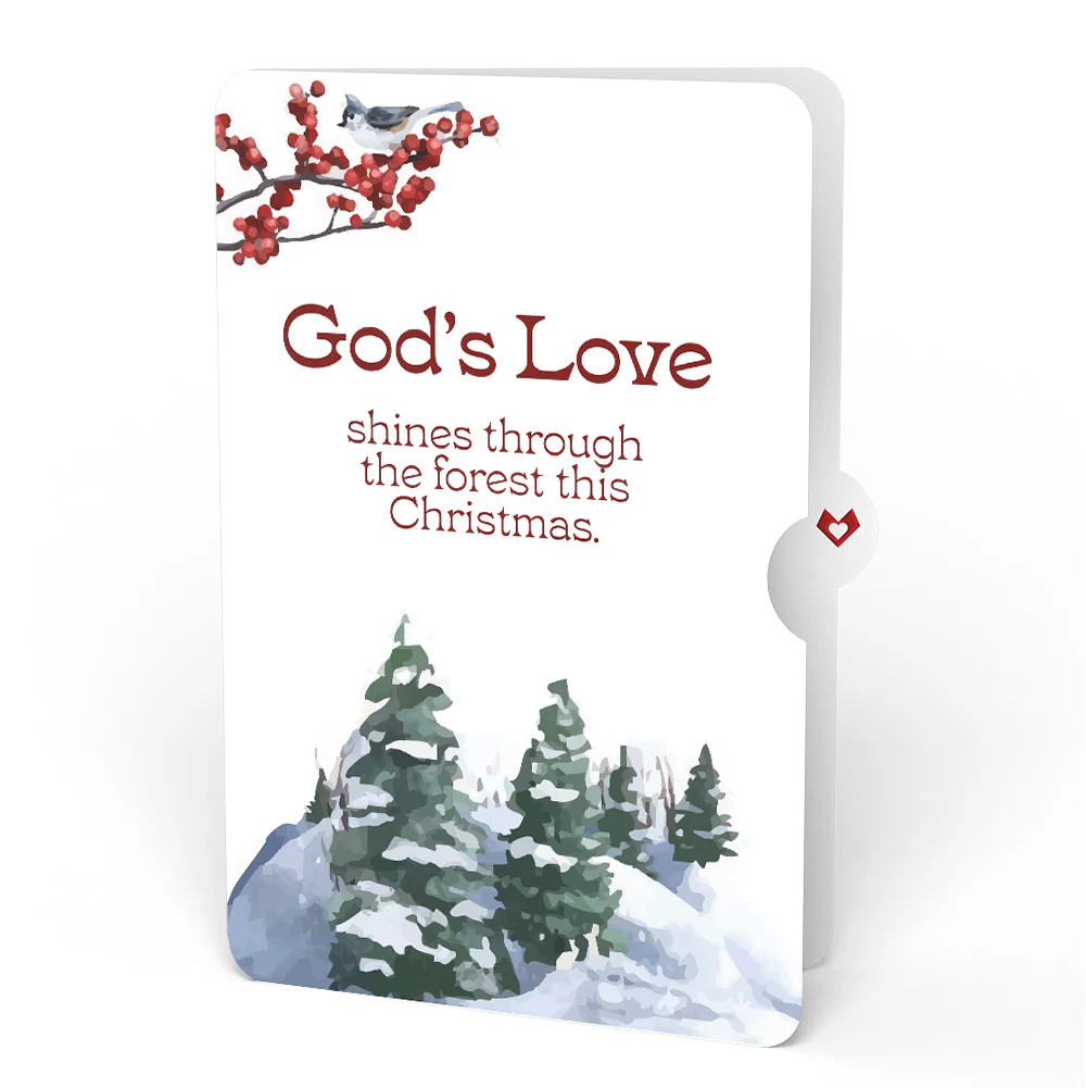 Winter's Eve Vigil Christmas Pop-Up Card and God's Love Sentiment Set - Image 4