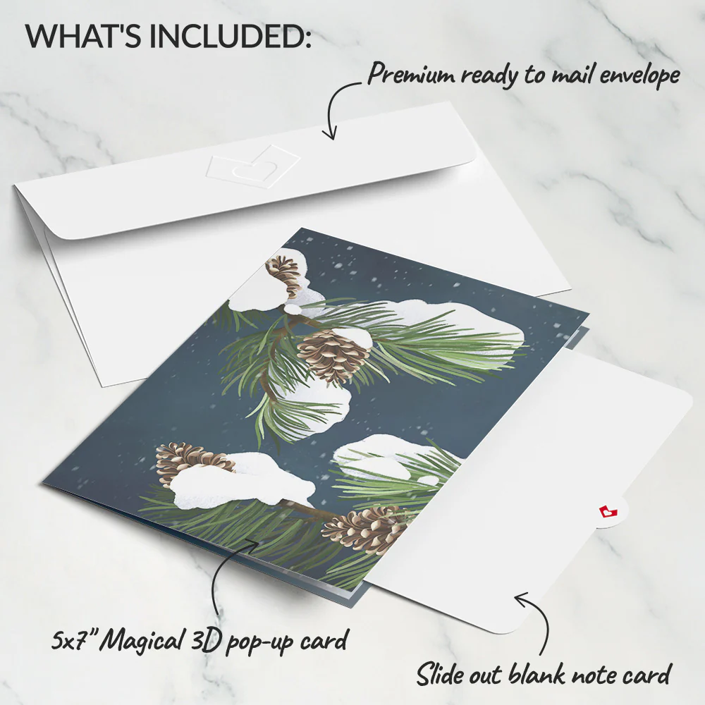 Winter's Eve Vigil Pop-Up Card - Image 5